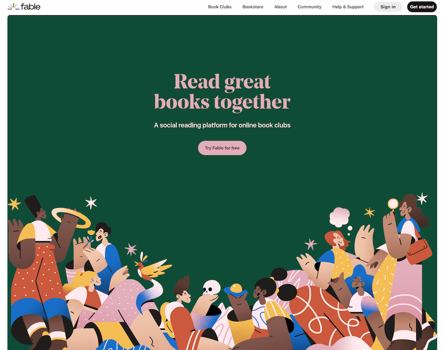 Fable Homepage Fable Homepage