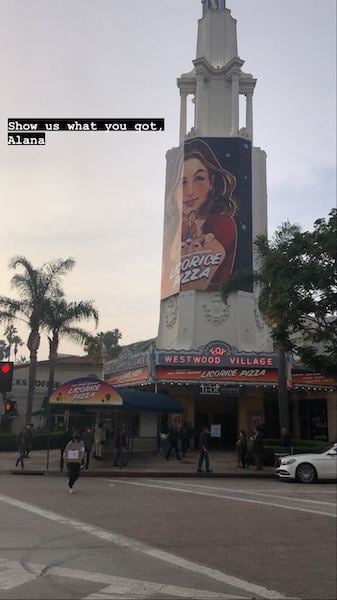 The Westwood Village theater in LA.