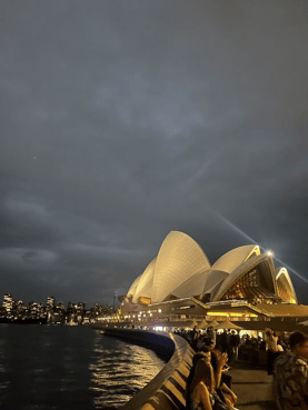 Olivia's photo of the Sydney Opera House.